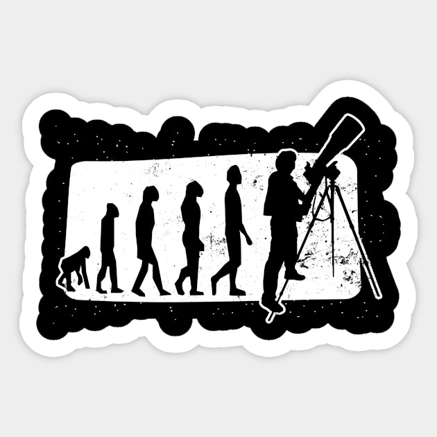 Asteroid Shirt | Evolution Darwinism Space Gift Sticker by Gawkclothing